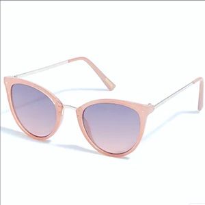 J Crew Mixed Media Blush Clay Mirrored Sunnies